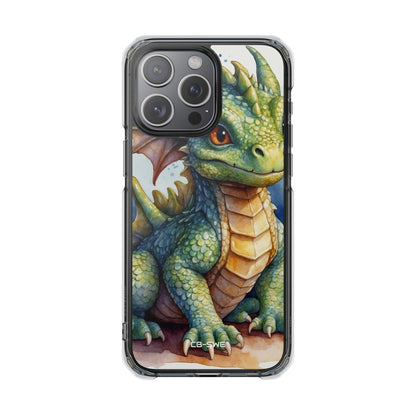 Green Dragon Smiles iPhone Case - Impact