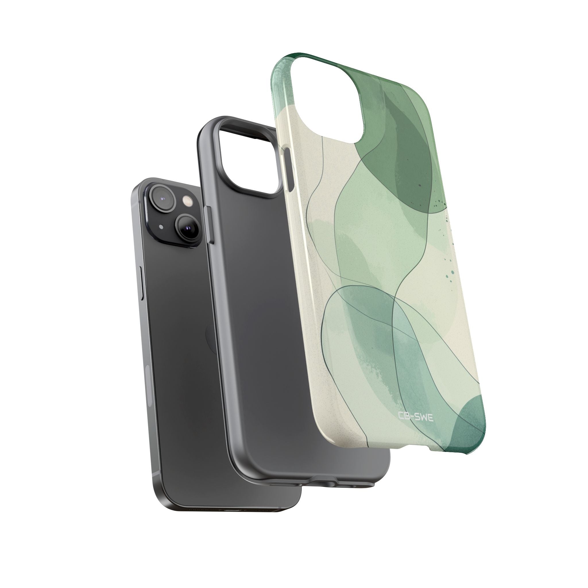 Green Waves Dance - iPhone Case