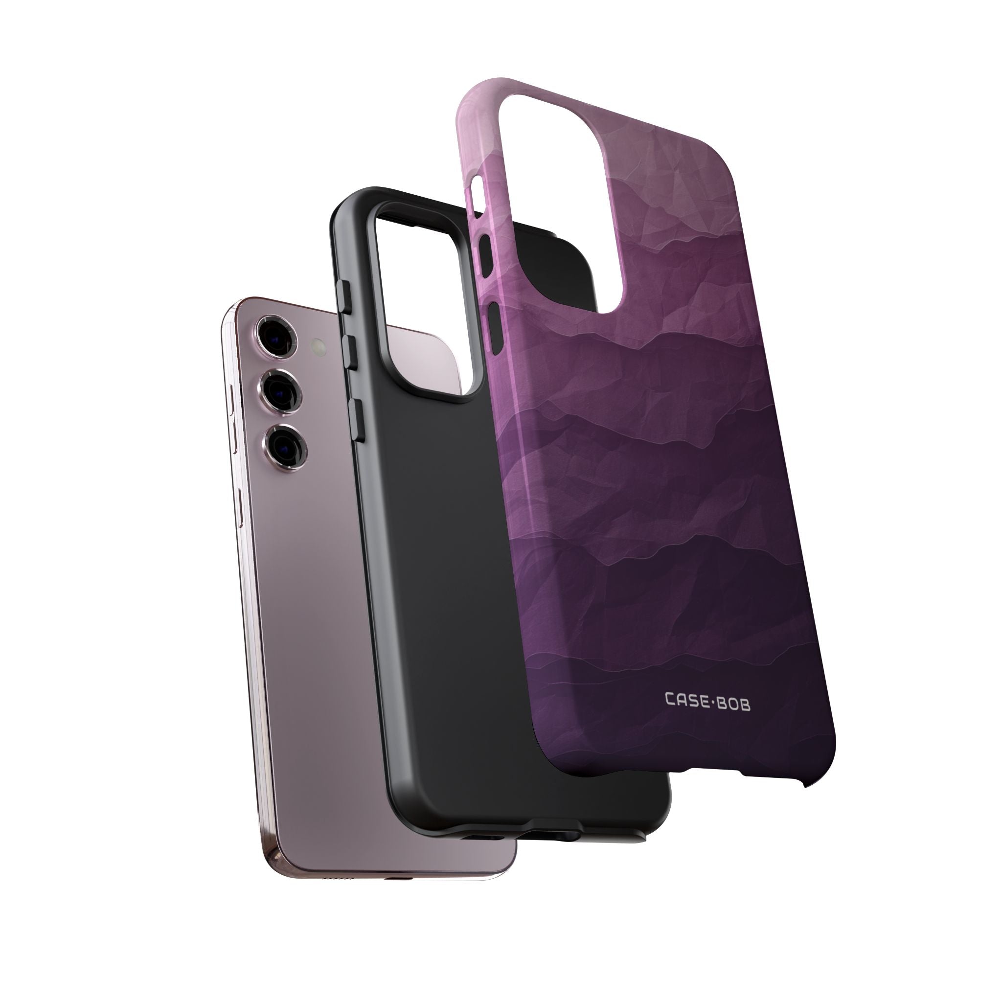 Purple Wave Layers Samsung S23 Plus Case - Tough