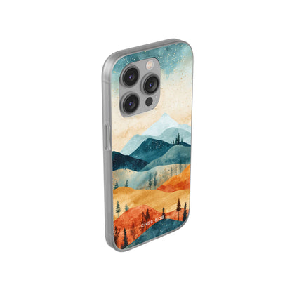 Moonlit Mountains iPhone 14 Pro Case - Soft