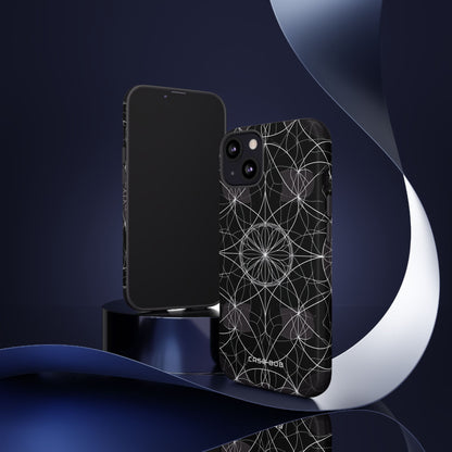 Radiant Petal Orbit iPhone 13 Case - Tough