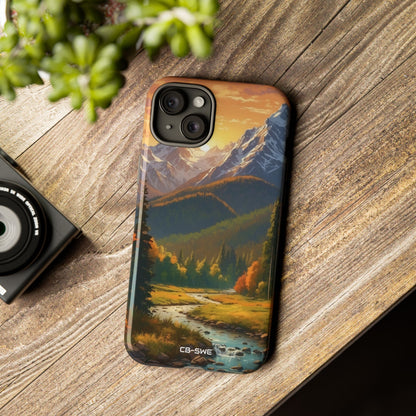 Mountain Reflections Glimmer - iPhone Case