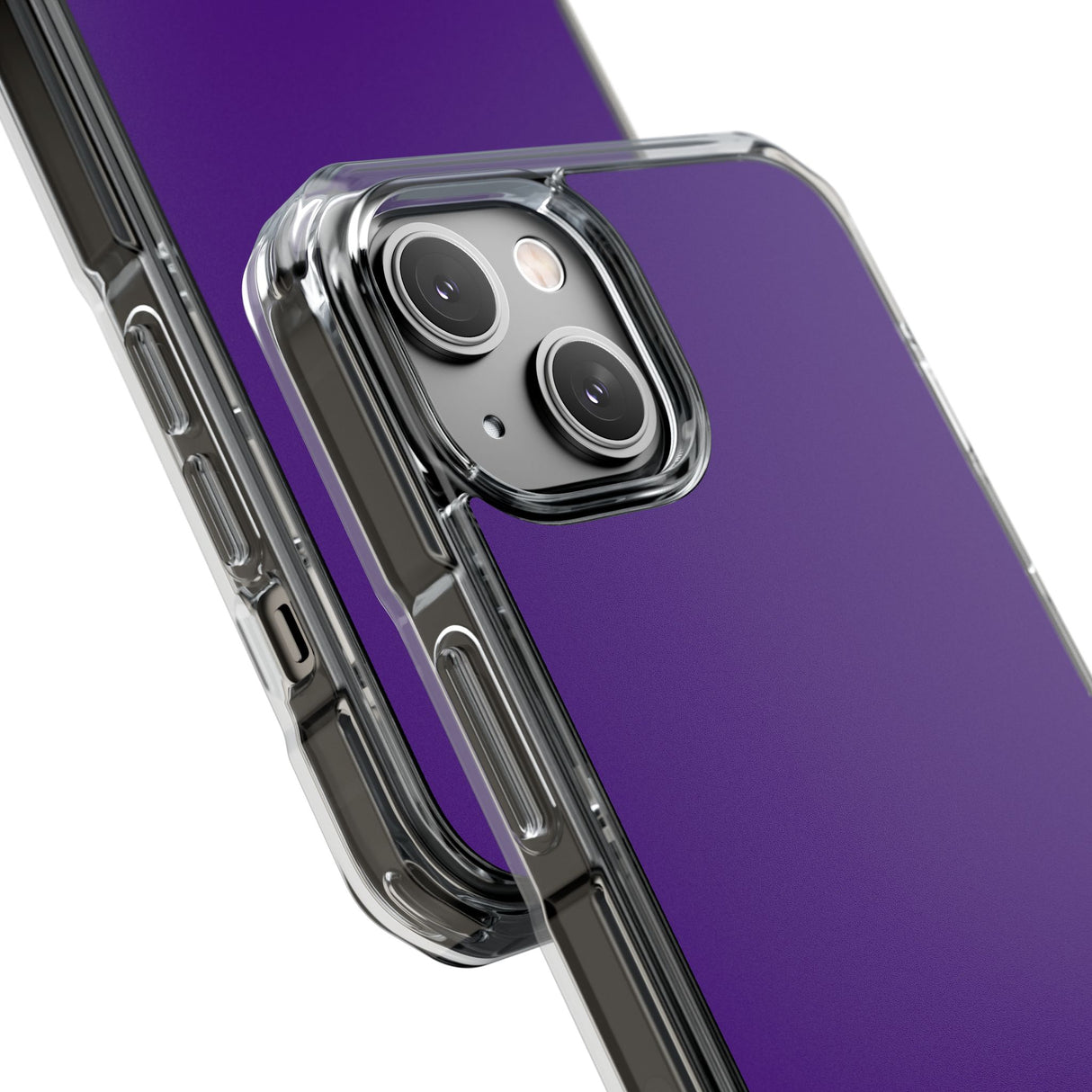 Indigo Color | Phone Case for iPhone (Clear Impact Case - Magnetic)