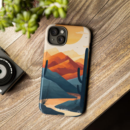 Desert Sunsets Whisper - iPhone Case