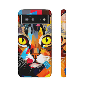 Abstract Kitty Palette Samsung Case (Protective)