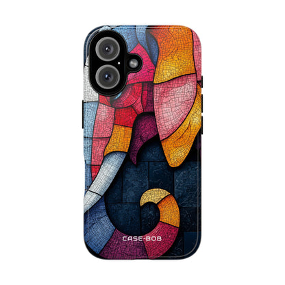 Elephant Mosaic iPhone 16 Pro Case - Tough