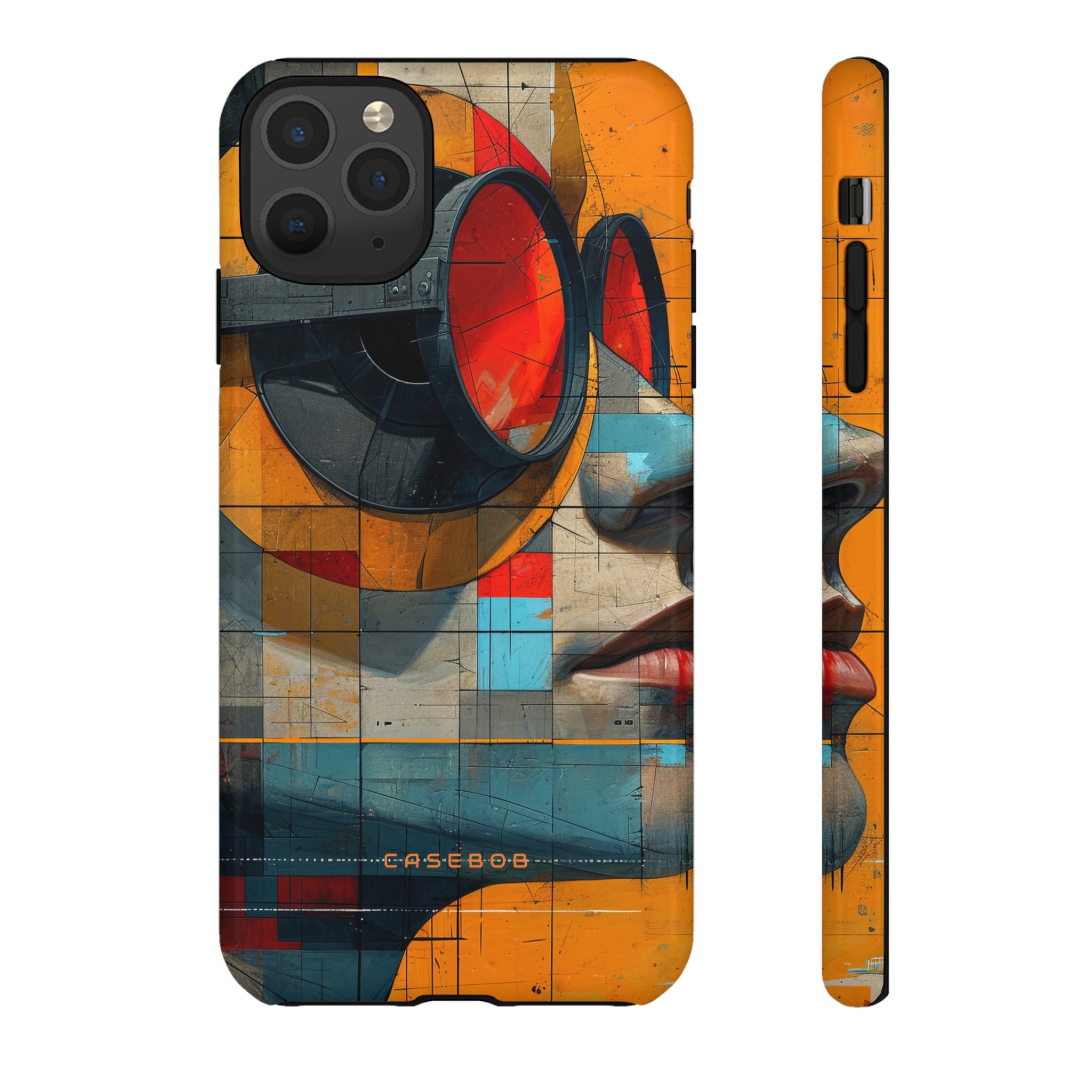 Cartoon Geometry Fusion - Protective Phone Case