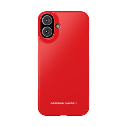 Red iPhone 16 - Slim Phone Case