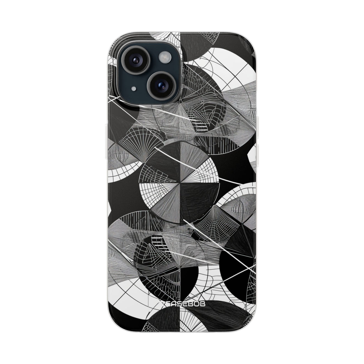 Geometrische Eleganz | Flexible Handyhülle für iPhone