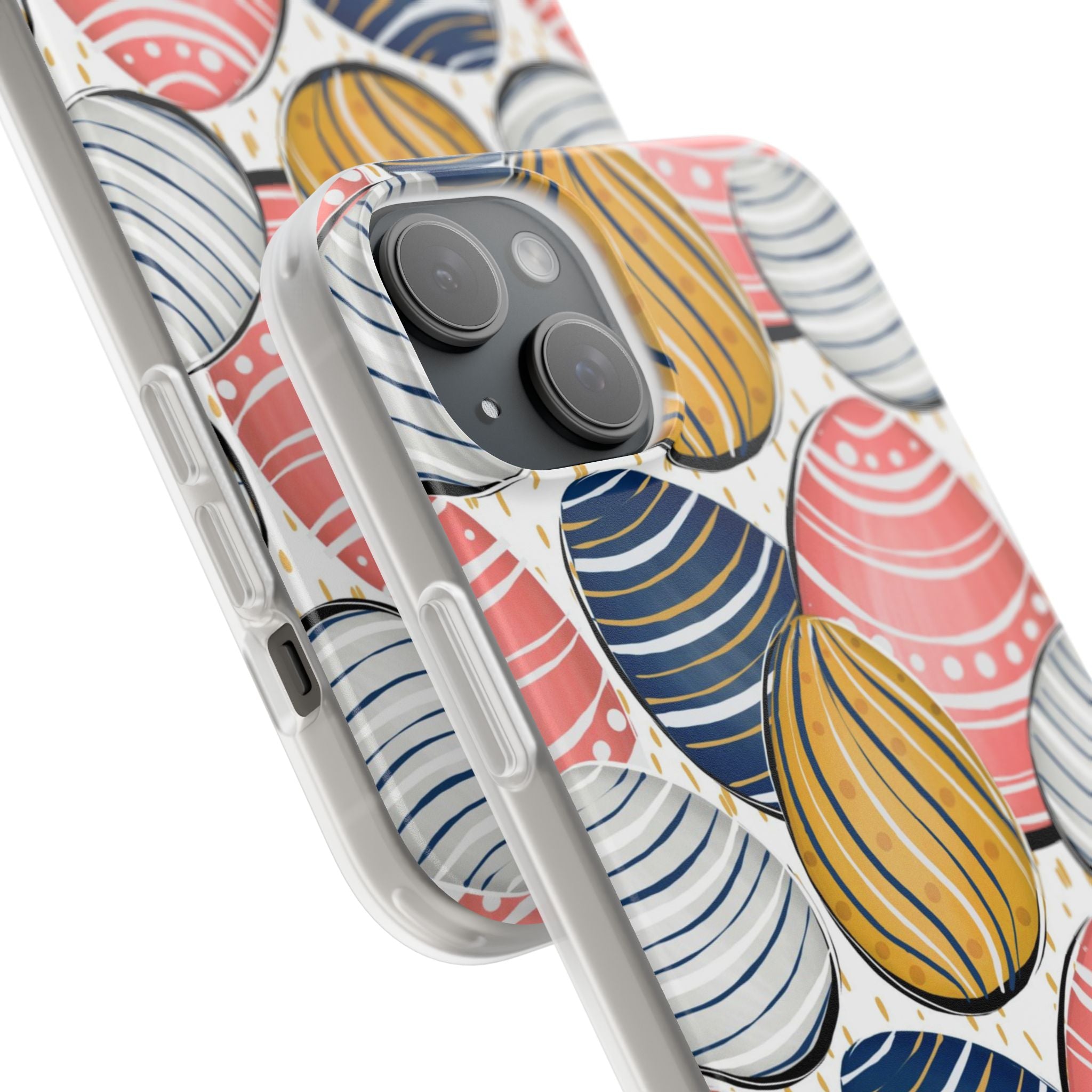 Pastel Eggs iPhone 15 Plus Case - Soft