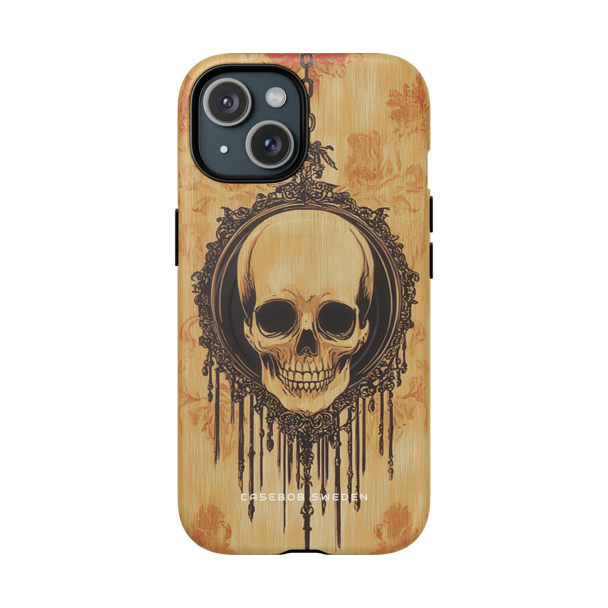 Gothic Skull Elegance iPhone 15 | Tough+ Phone Case