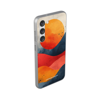 Sunburst Waves - Flexi Samsung S23 Phone Case