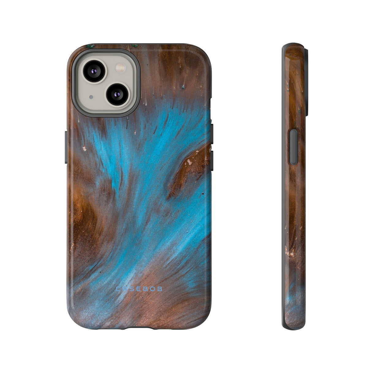 Blue Lagoon Ink Art - Protective Phone Case