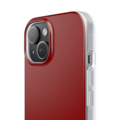 Dark Red iPhone 15 - Flexi Phone Case