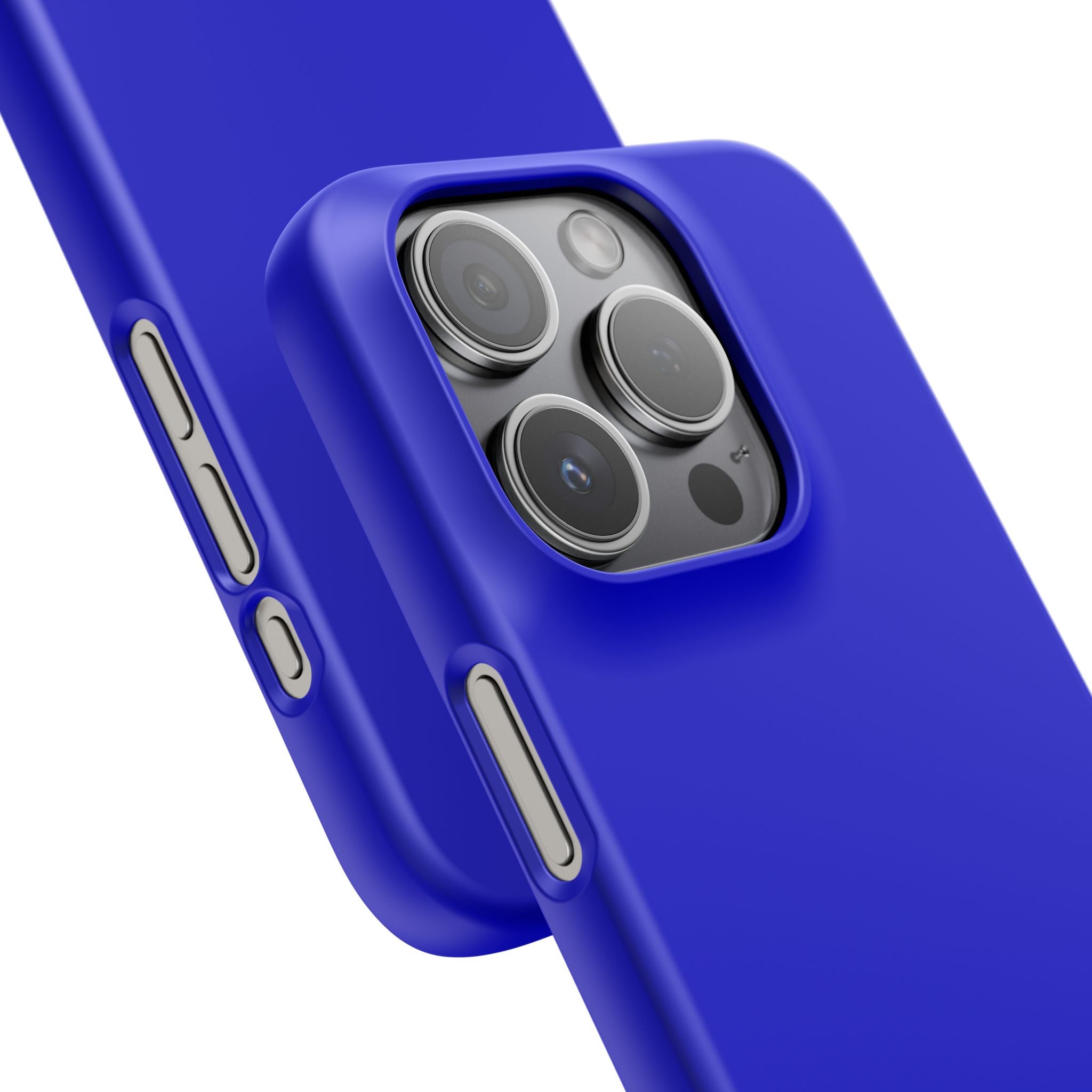 Mittelblaues iPhone 15 - Schlanke Handyhülle