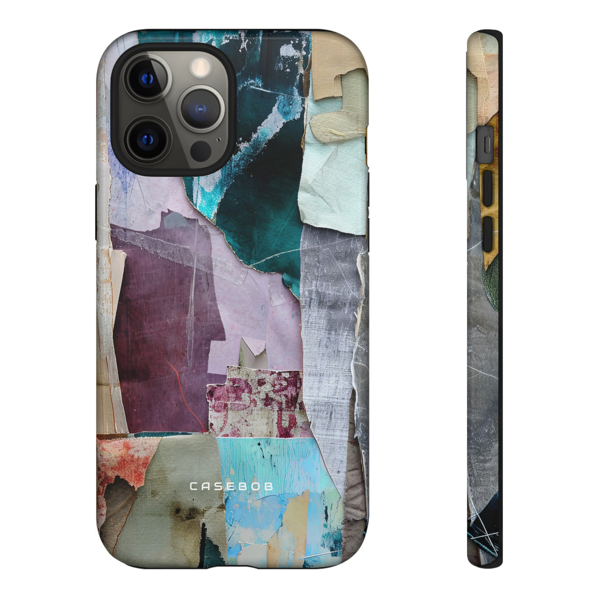 Textured Fabric Fusion - Protective Phone Case