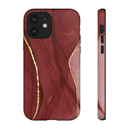 Dark Red - Protective Phone Case