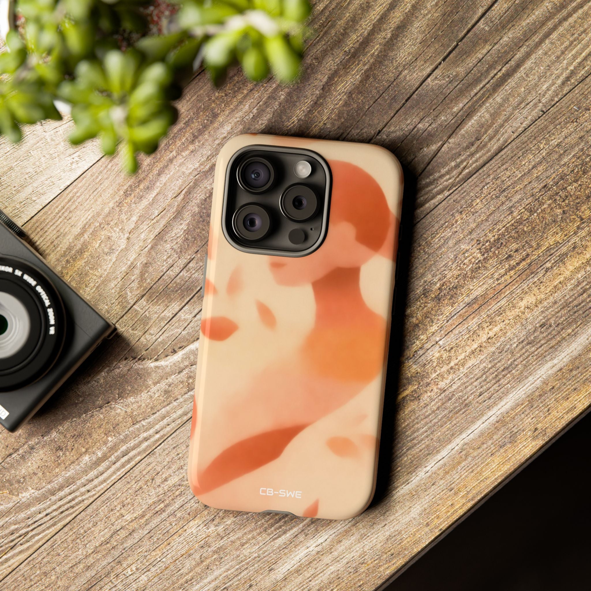 Leaf Embraces Woman - iPhone Case