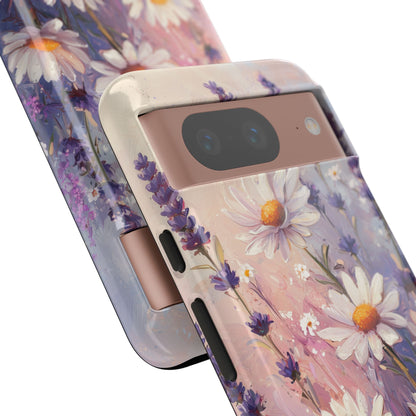 Daisy Lavender Bloom Google Pixel 8 Case - Tough