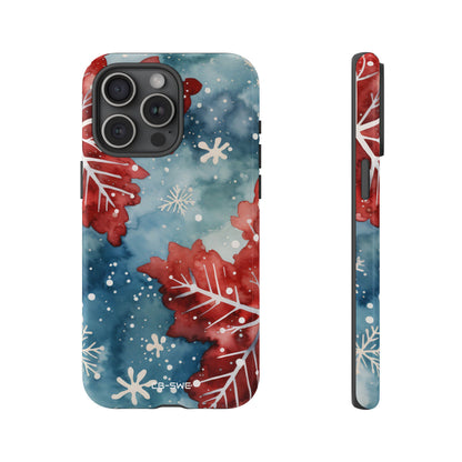 Winter Leaves Dance - iPhone Case