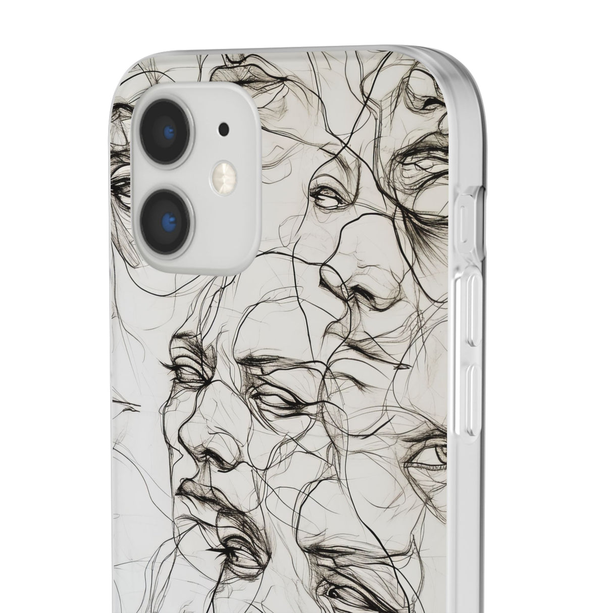 Ethereal Faces | Flexible Phone Case for iPhone