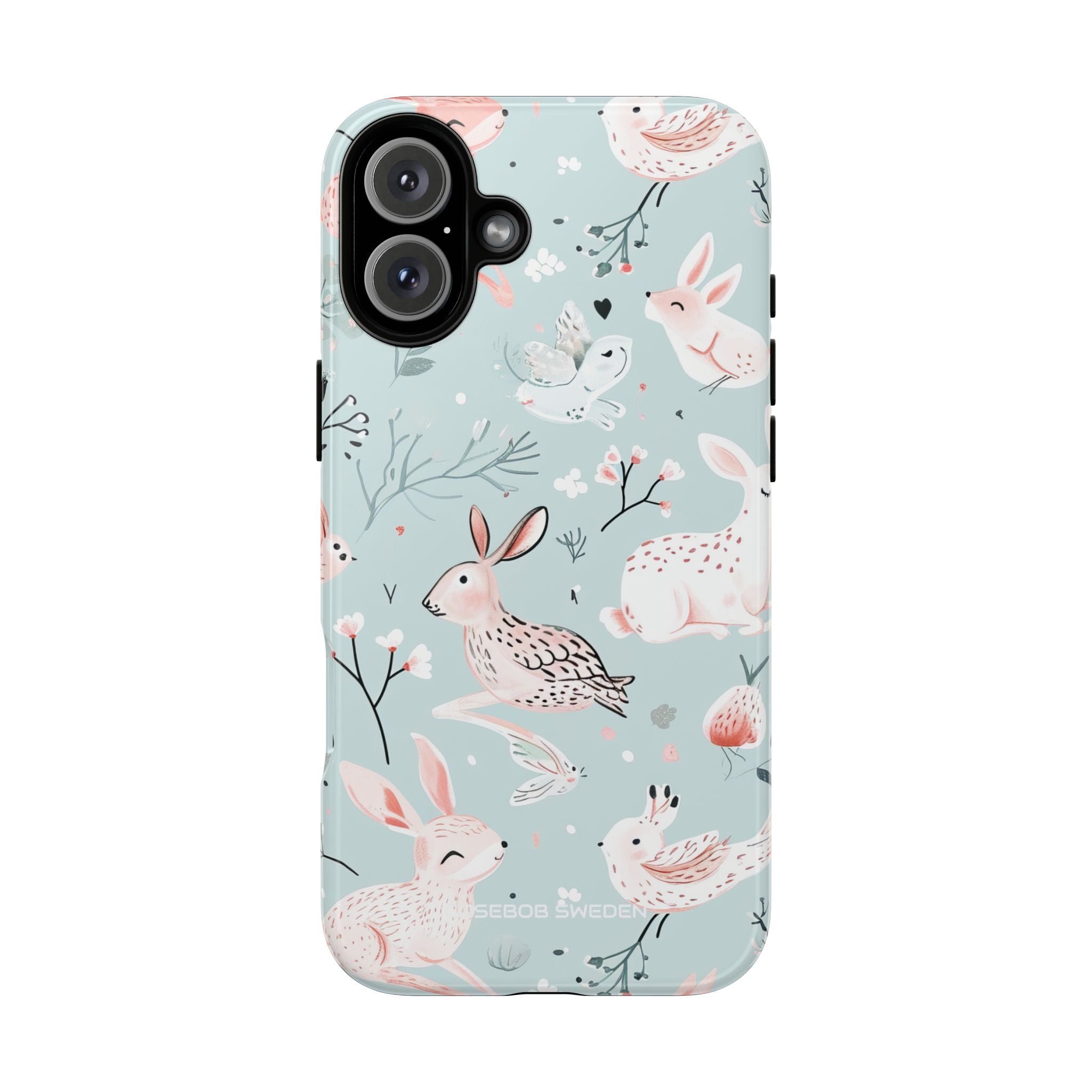 Whimsical Bunny Blossom - Tough iPhone 16 Phone Case