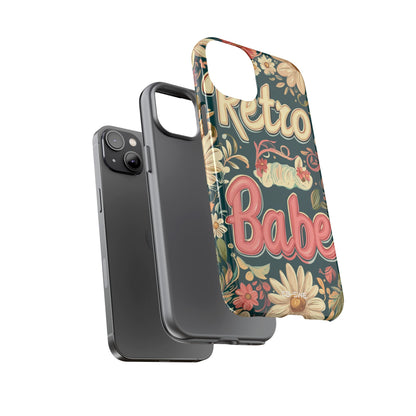 Floral Curves Embrace - iPhone Case