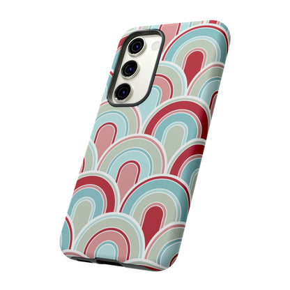 Light Blue Retro - Tough Phone Case