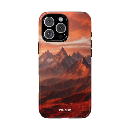 Mountain Peaks Glowing - iPhone Case
