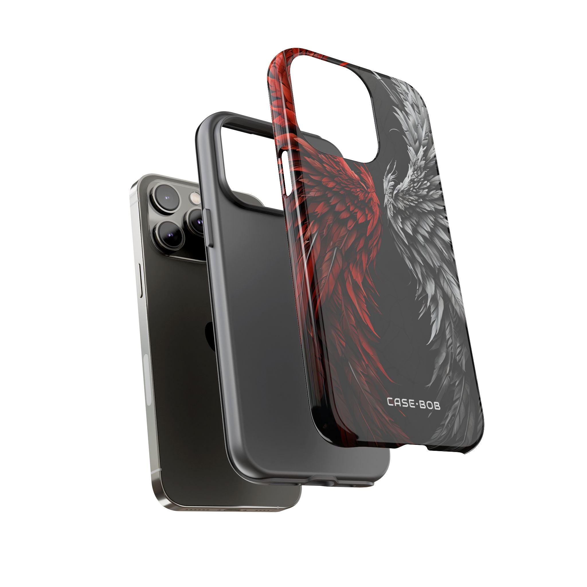 Crimson White Wings iPhone 14 Pro Max Case - Tough