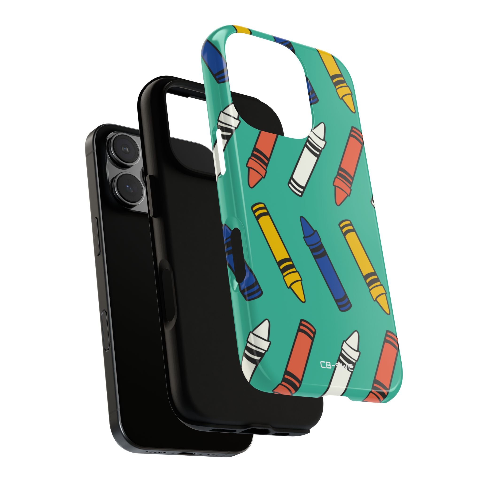Crayons Dance Playfully - iPhone Case