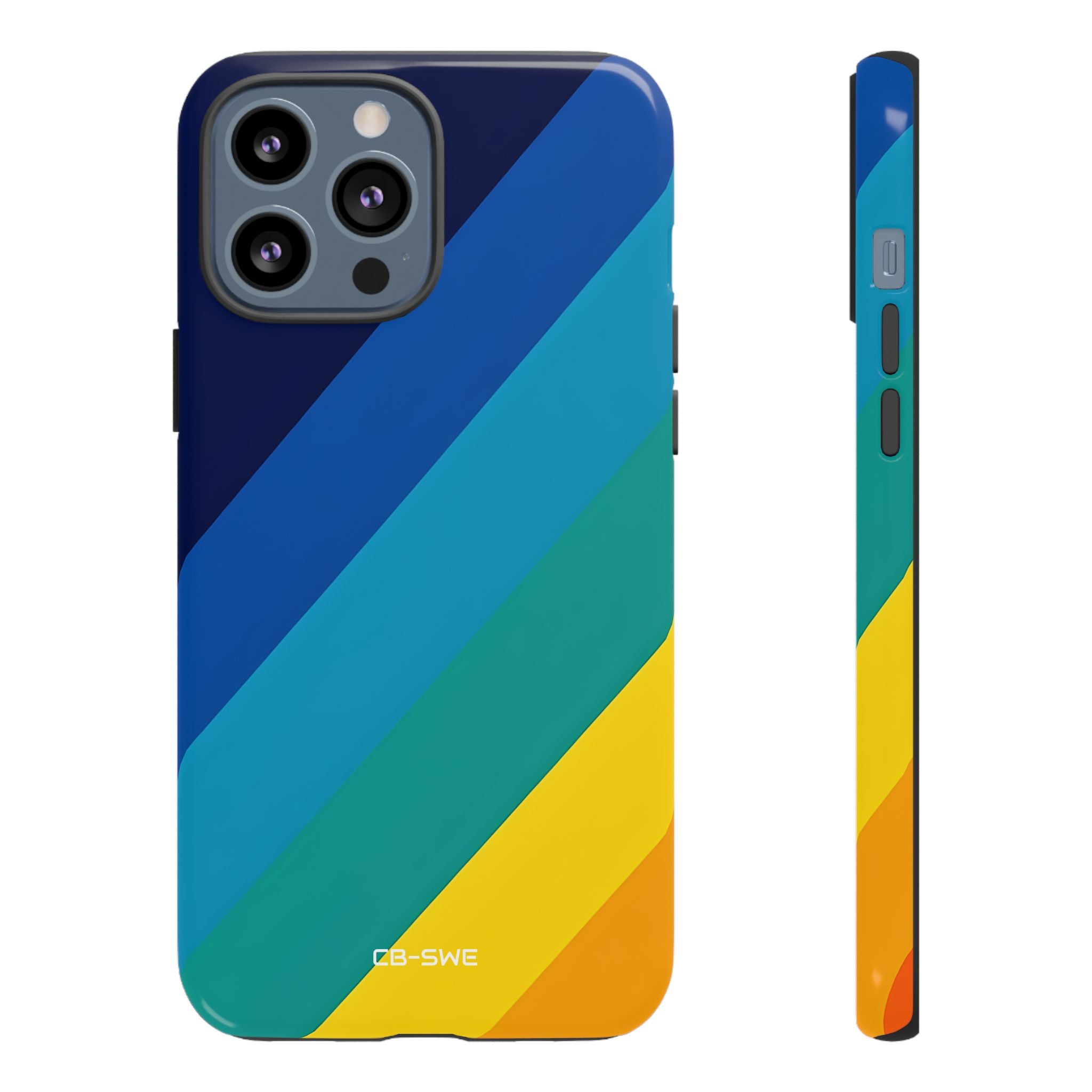 Diagonal Color Spectrum - iPhone Case
