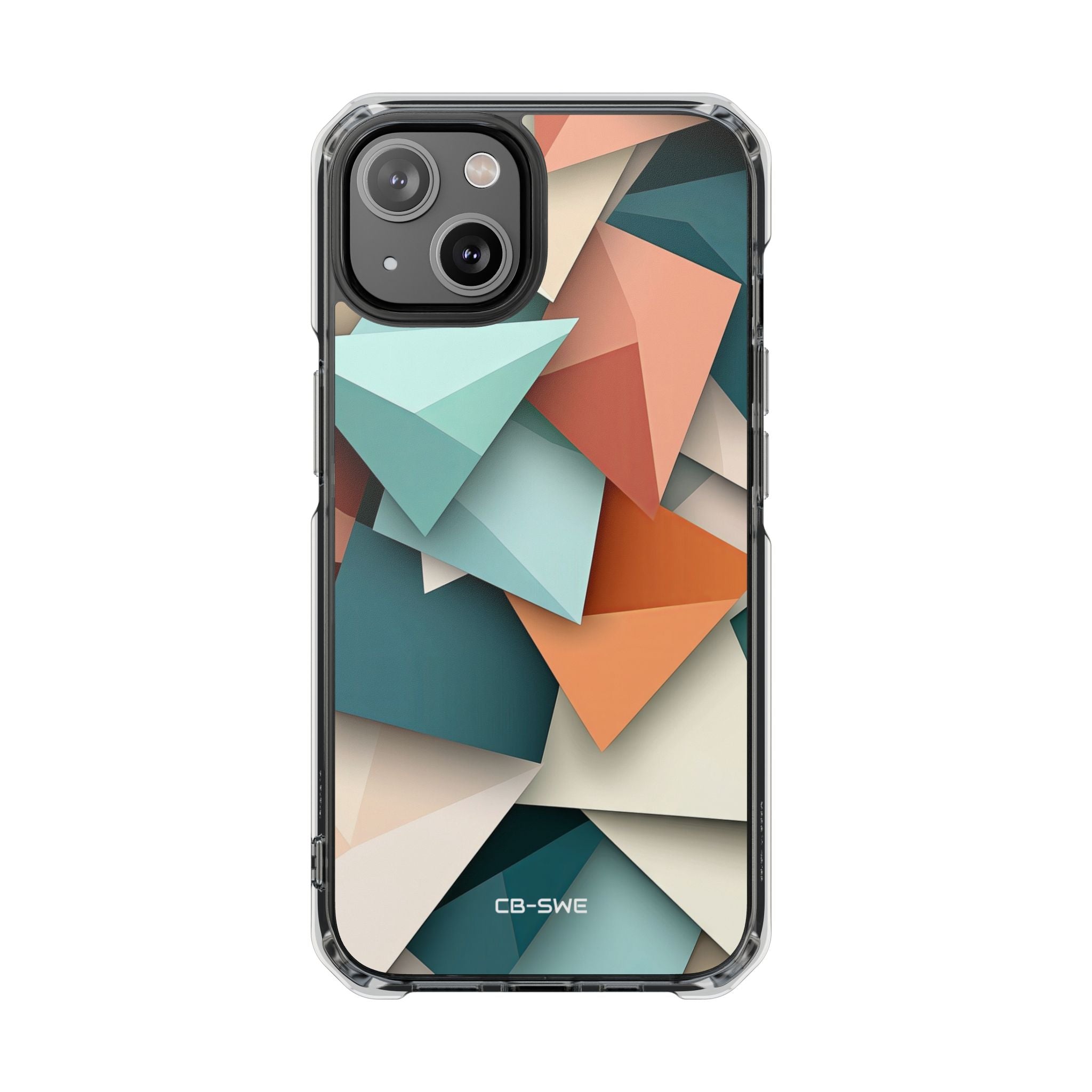 Geometric Color Harmony iPhone Case - Impact
