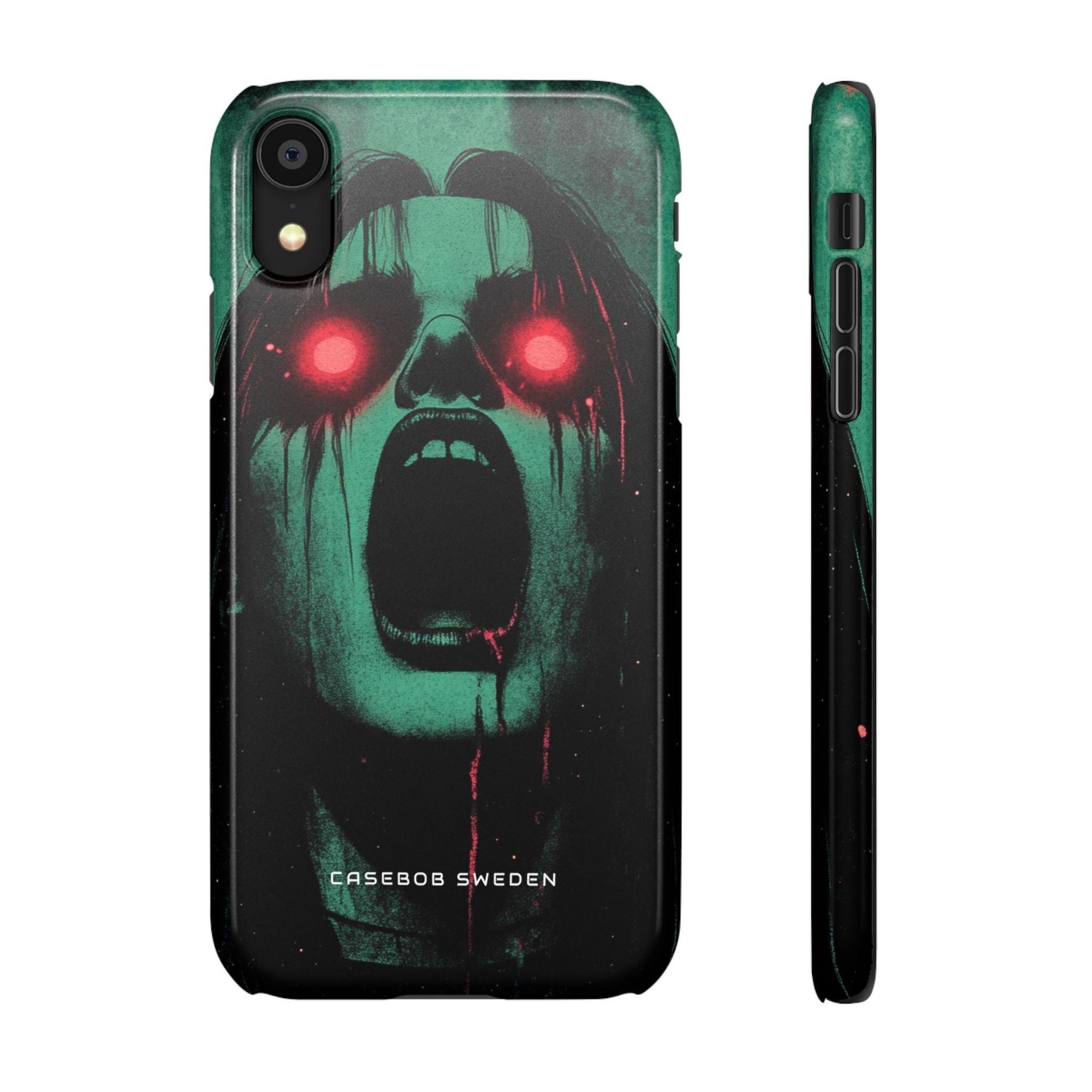 Haunting Glow of Gothic Eyes  iPhone X - Slim Phone Case