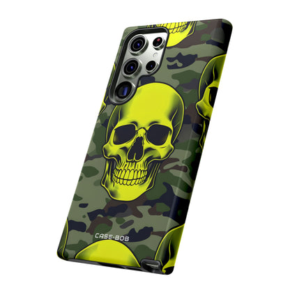 Neon Skull Camo Samsung S23 Ultra Case - Tough