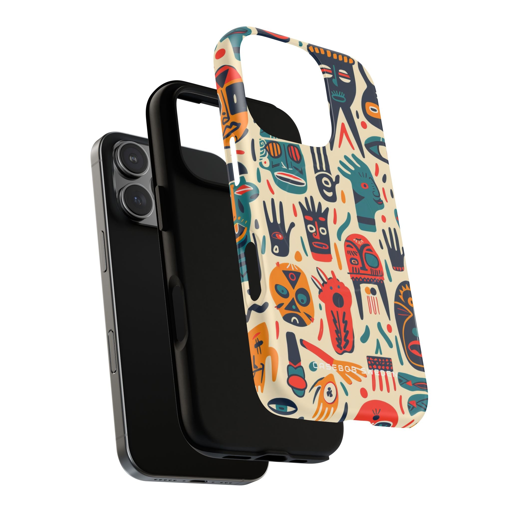 Gradient Tribalscape Vibrance iPhone 16 | Tough+ Phone Case