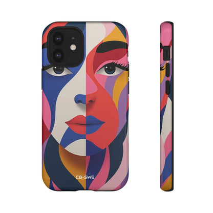 Color Swirls Embrace - iPhone Case