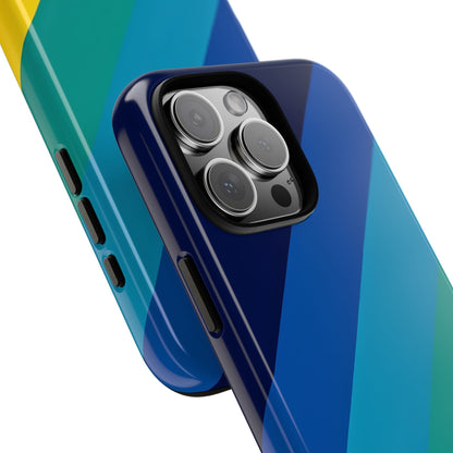 Diagonal Color Spectrum - iPhone Case