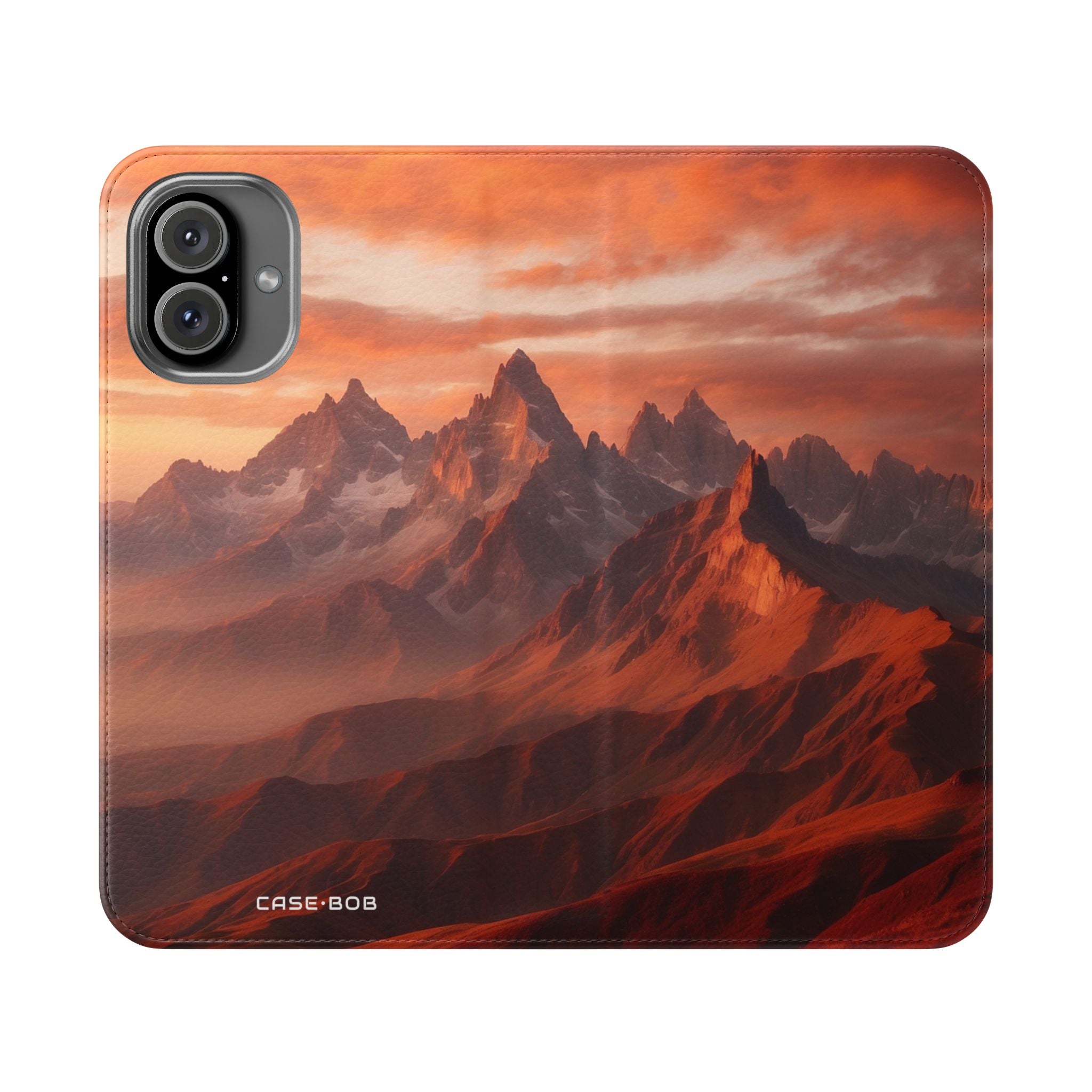 Sunset Peaks - iPhone 16 Plus - Case - Lompakko