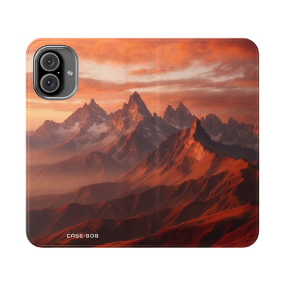 Sunset Peaks - iPhone 16 Plus - Case - Lompakko