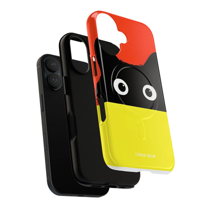 Peekaboo Cat Crimson iPhone 16 Case - Tough+