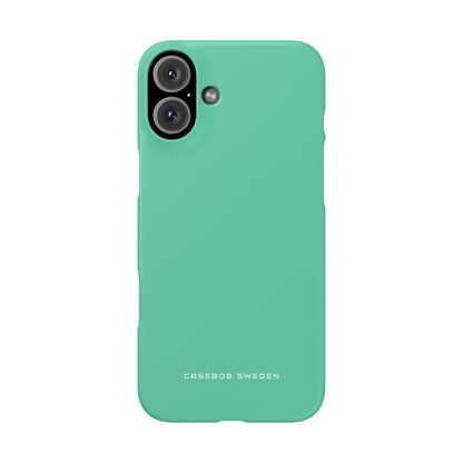 Medium Aquamarine iPhone 16 - Slim Phone Case