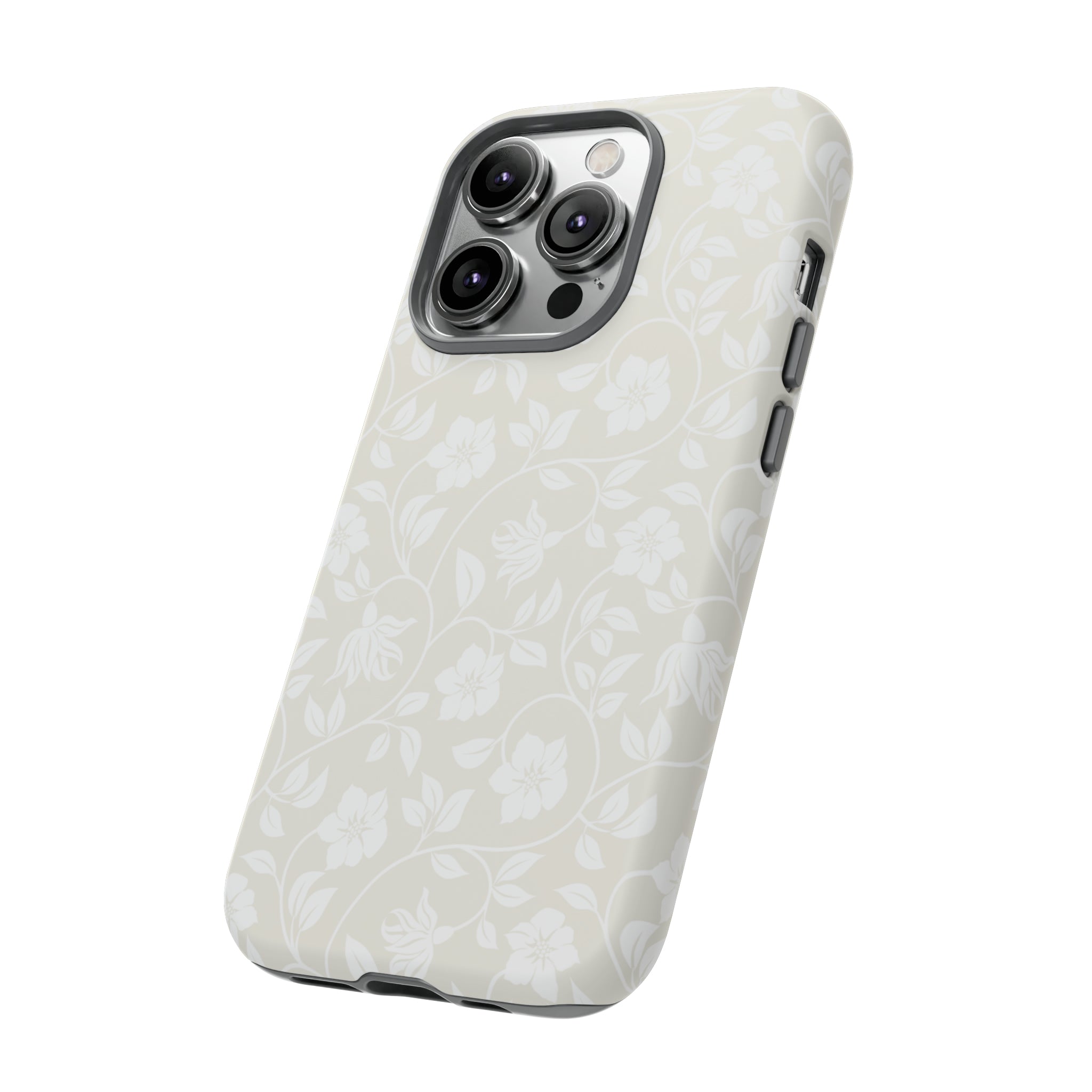 Light Color Floral iPhone case - Protective Phone Case