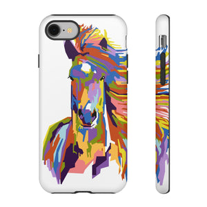 Horse Abstract Art iPhone Case (Protective) iPhone 8 Matte Phone Case