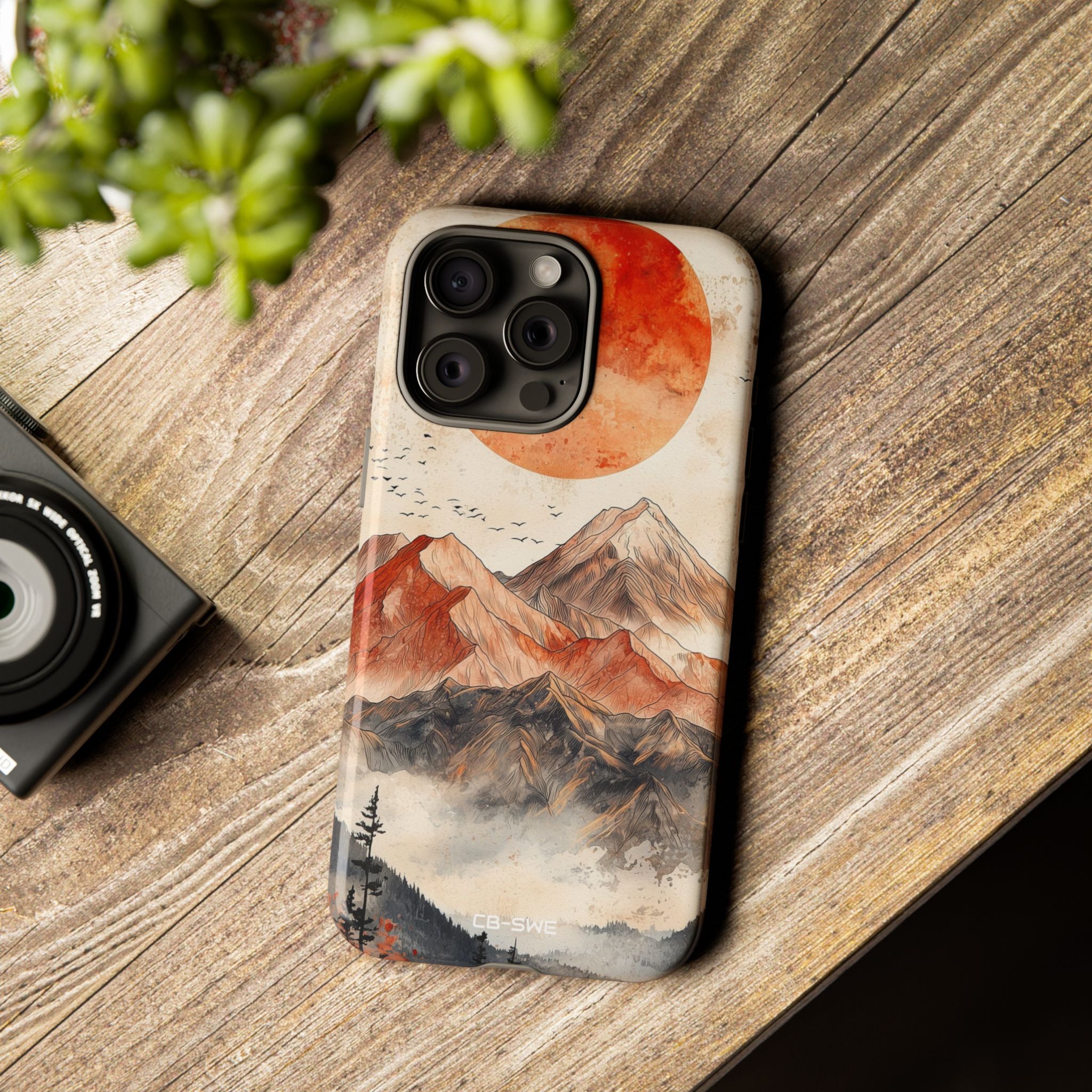 Mountains Greet Sun - iPhone Case