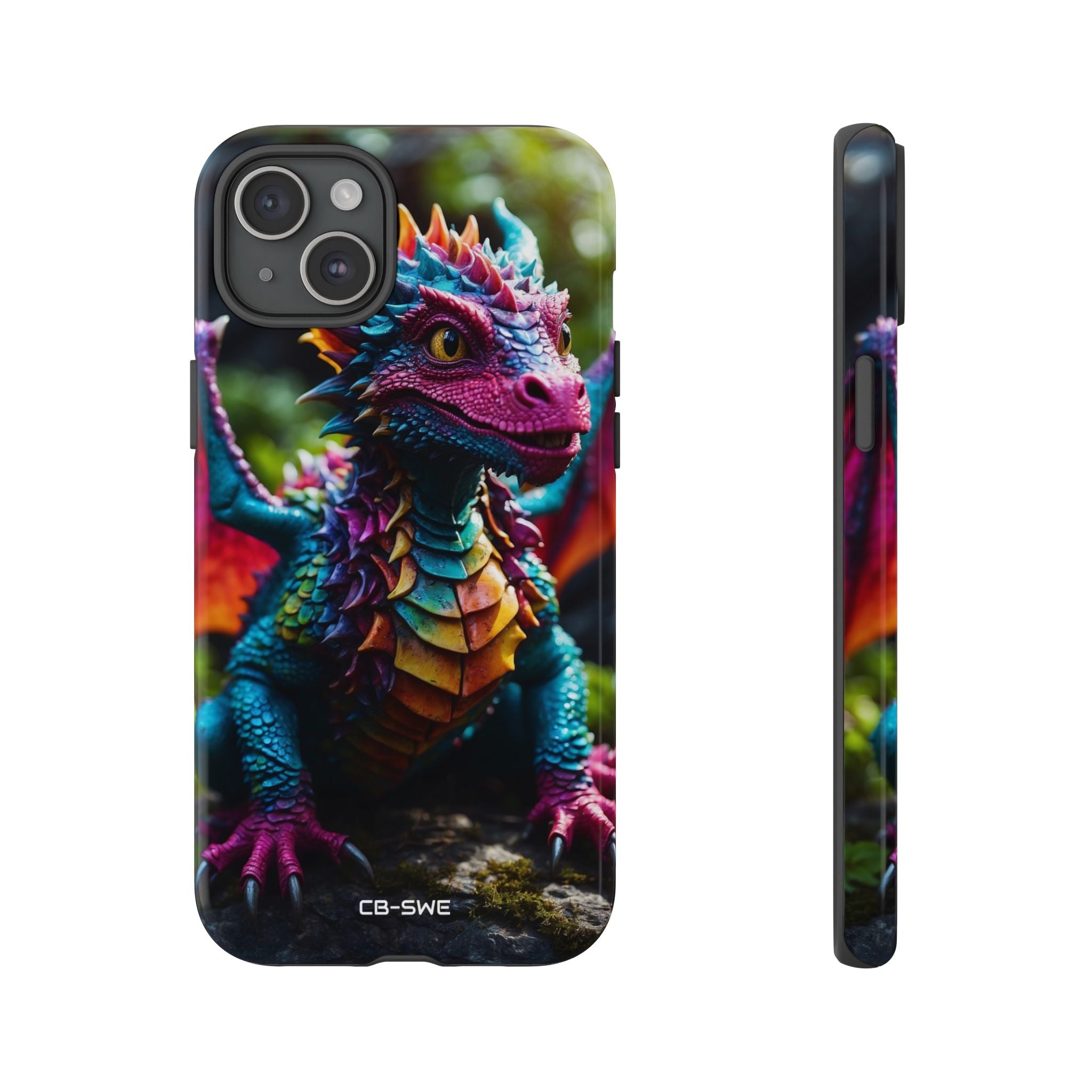 Friendly Dragon Smiles - iPhone Case