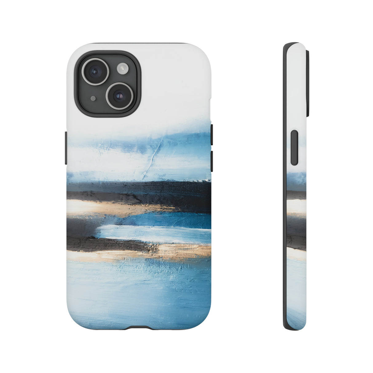 Oil Painting - Abstract Blue - Protective Phone Case