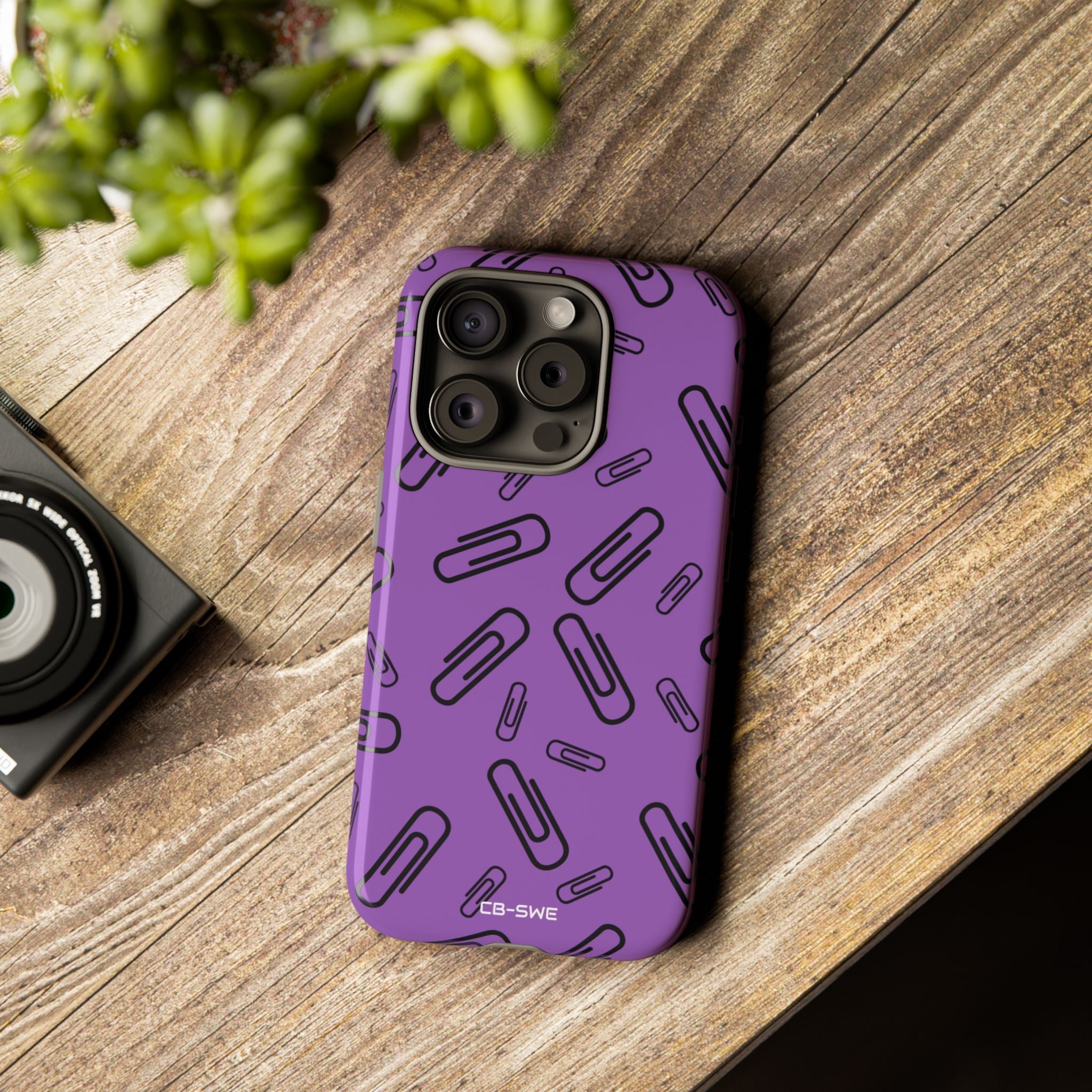 Paperclips Dance Playfully - iPhone Case