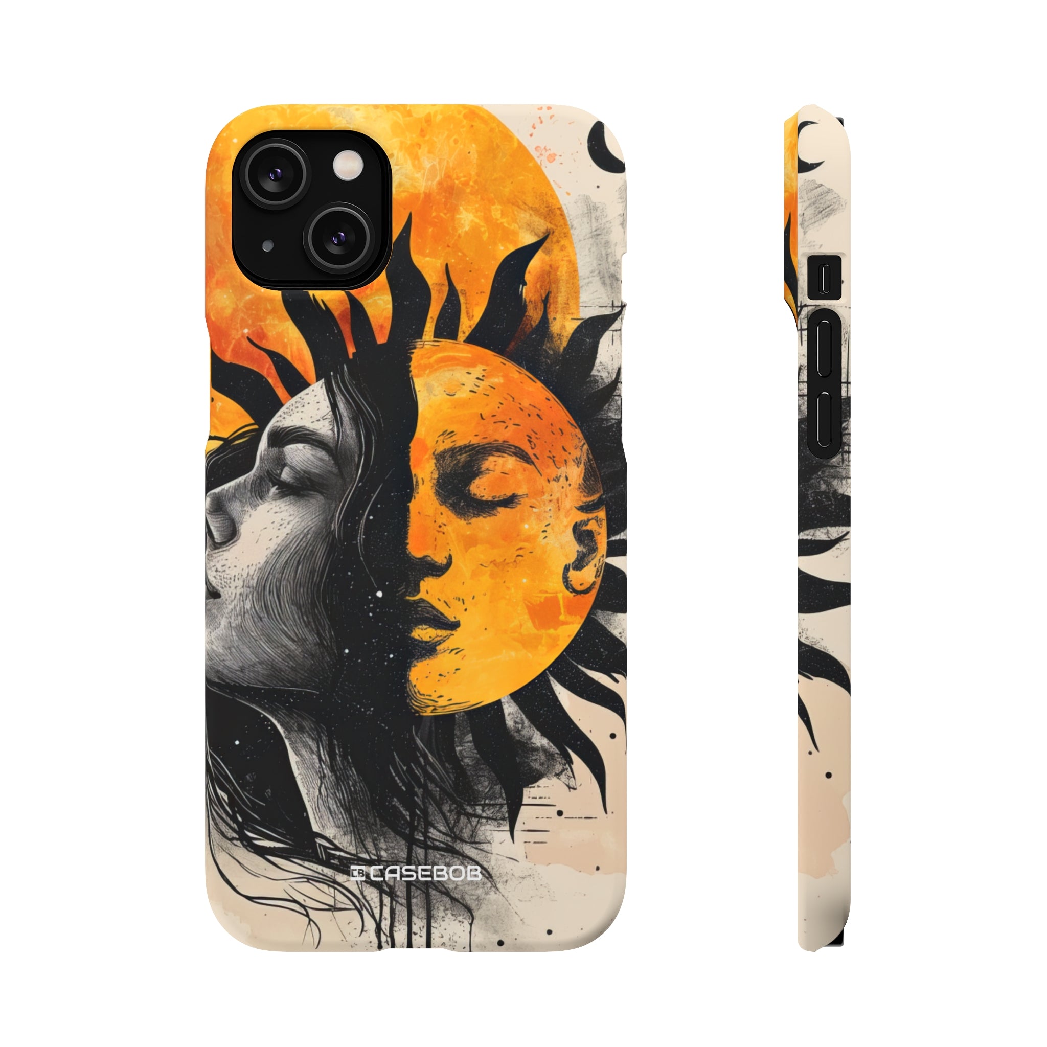 Sunlit Duality | Slim Phone Case for iPhone