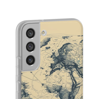 Vintage World Map | Flexible Phone Case for Samsung Galaxy